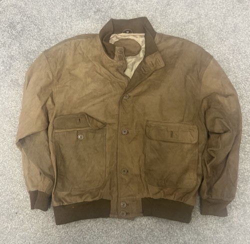 Brown leather jacket - leather,