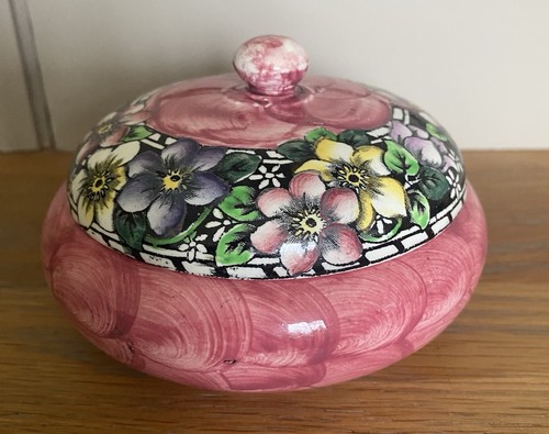 Vintage maling pottery floral - vintage,
