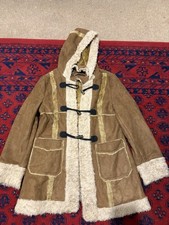 Vintage Real Suede Afghan Coat