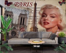 3D Marilyn Monroe Eiffel