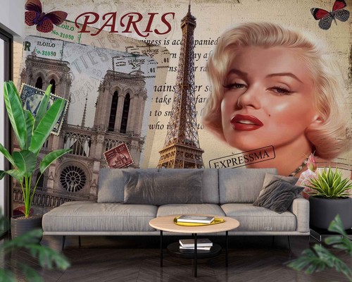 Marilyn monroe eiffel - monroe,