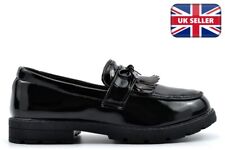Girls School Shoes Girls Loafer School Shoes Flats Slip On Shoes Patent Black