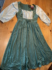 Lord Of The Rings Dress Woman's MEDIUM Embroidered Corset Hot Topic NWT