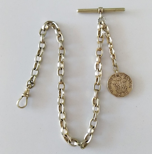 Vintage pocket watch chain - watch,