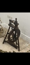 Antique Wood Spinning Wheel