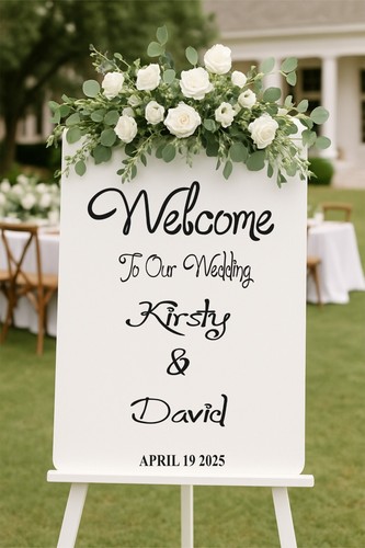 Personalised welcome our - welcome,