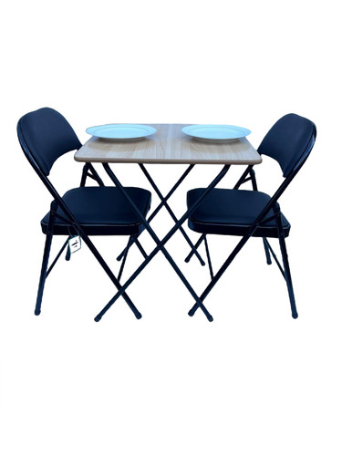 Folding dining table - folding, chairs