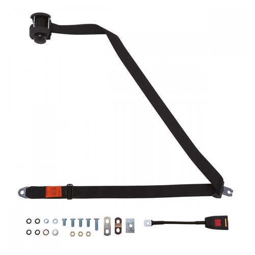 Front automatic seat belt - seat,