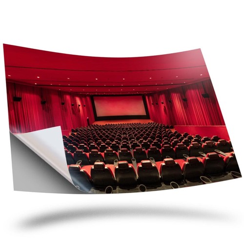 Vinyl sticker cinema - -,