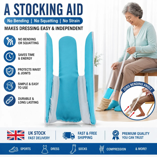 Sock aid helper puller - sock,