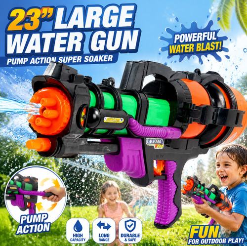 Large water gun - 23", pump