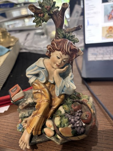 Capodimonte figure boy with - capodimonte,