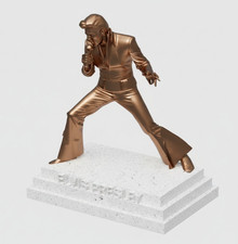 Elvis Presley bronze effect