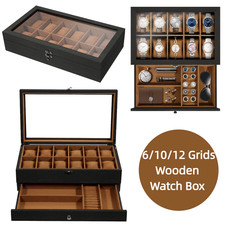 Grids wooden watch - grids,