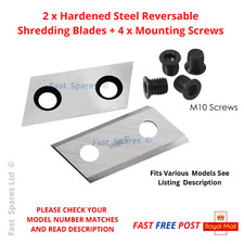 Garden Shredder Blades Eco Einhell Hyundai McCulloch McGregor Ryobi Challenge