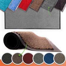 Large Heavy Duty Non Slip Barrier Rubber Back Door Mat Hallway Kitchen Floor Rug