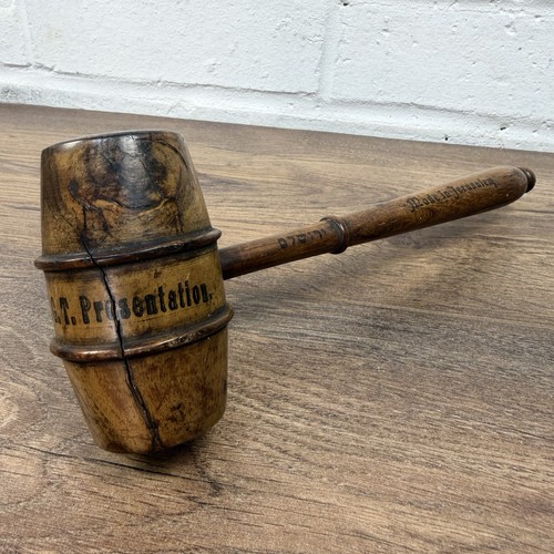 Old iogt presentation gavel - old,