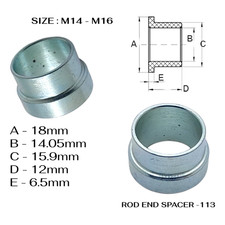 ROD END SPACER RACE RALLY CARS