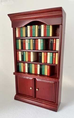 Dolls house furniture bookcase - dolls,