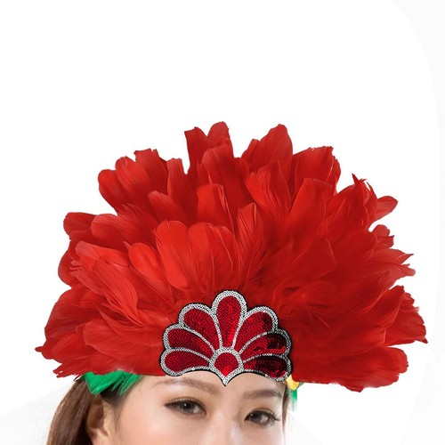 Indian hat feather headdress - indian,