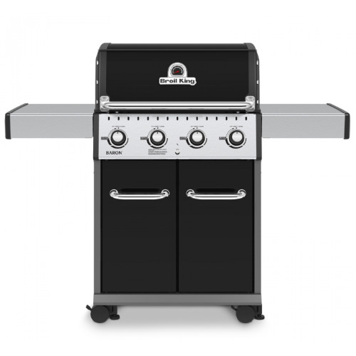 Baron 440 black gas barbecue - black,