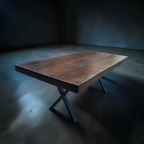 Rustic solid beech beam coffee - rustic,