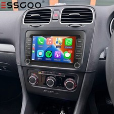 VW GOLF MK6 *2006-2013* 100% FIT PLUG AND PLAY WiFi GPS CarPlay Car Stereo BT FM