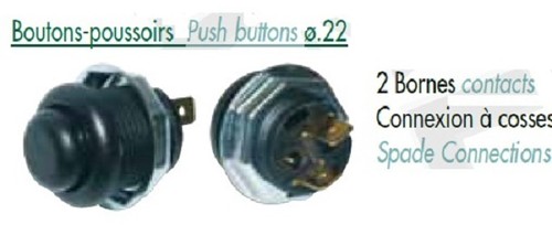 Push button switch - push,