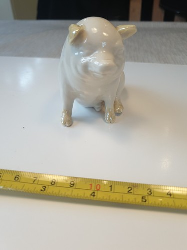 Irish belleek porcelain pig - belleek,