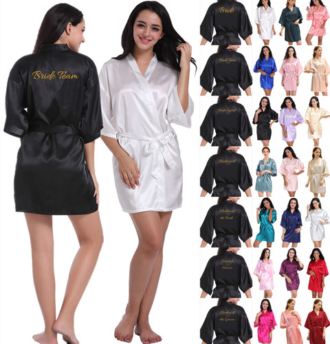 Bride bridesmaid robe - uk,