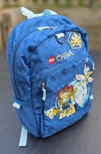 Lego Legends of Chima Blue Backpack -  Child Size - New - Pockets, Bottle Holder