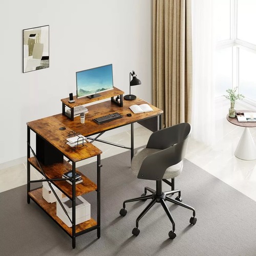 Shaped home computer desk - home,