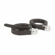 Shires Velociti GARA Easy Care Non Stretch Stirrup Leathers - Havana