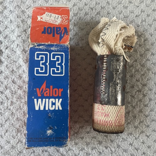 Valor wick partially used - partially,