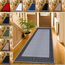 Non Slip Hall Runner Rug Long