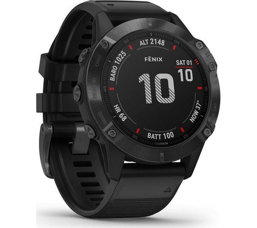 Garmin fenix pro 47mm black - fenix, 6