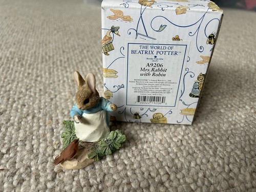 Mrs rabbit with robin beatrix - mrs,