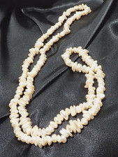 Vintage  FAUX Seed Pearl NECKLACE Single Strand