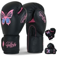 Women Boxing Gloves For Training Martial Arts Sparing Girls Punch Bag Fitness