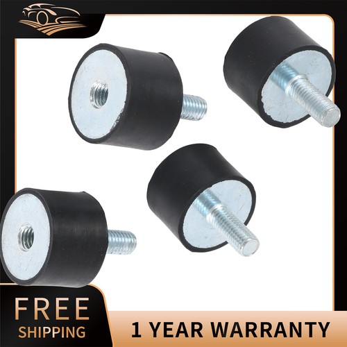 Rubber mount male female - 4x,