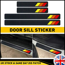 4x Rubber Car Door Scuff Plate
