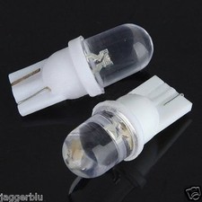 2 x T10 5W 501 SUPER BRIGHT KRYPTON LED ERROR FREE CANBUS WEDGE XENON WHITE BULB