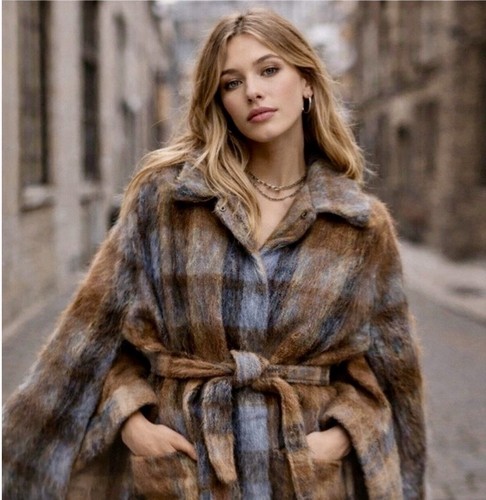 Vintage mohair wool - vintage, cape
