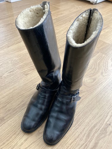 Vintage ladies sheepskin lined - ladies,