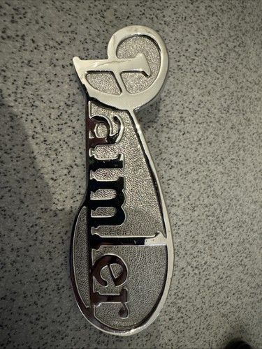 Daimler chrome badge - daimler,