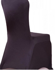 SPANDEX LYCRA CHAIR COVERS ESSENTIAL GRADE B - BLACK 