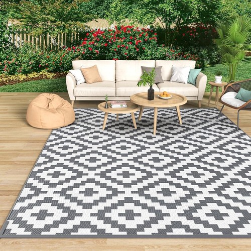 Outdoor rug garden geometric - outdoor,