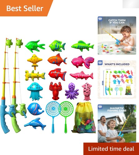 Toddler magnetic fishing game - fishing,