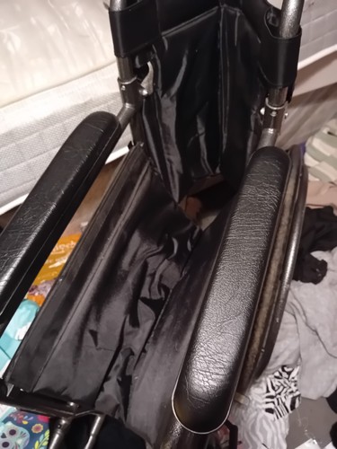 Black wheelchair pedal - black,