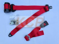 NEW Securon Seat Belt 500/W Lap & Diagonal Belt RED